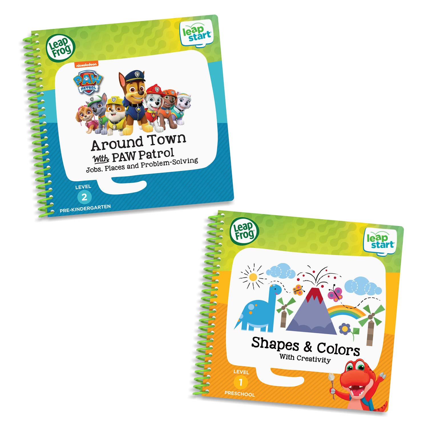 LeapStart リープスタートPawPatrol パウパトLevel2 Amazon.com: LeapFrog LeapStart 2 Book Combo Pack: Shapes and